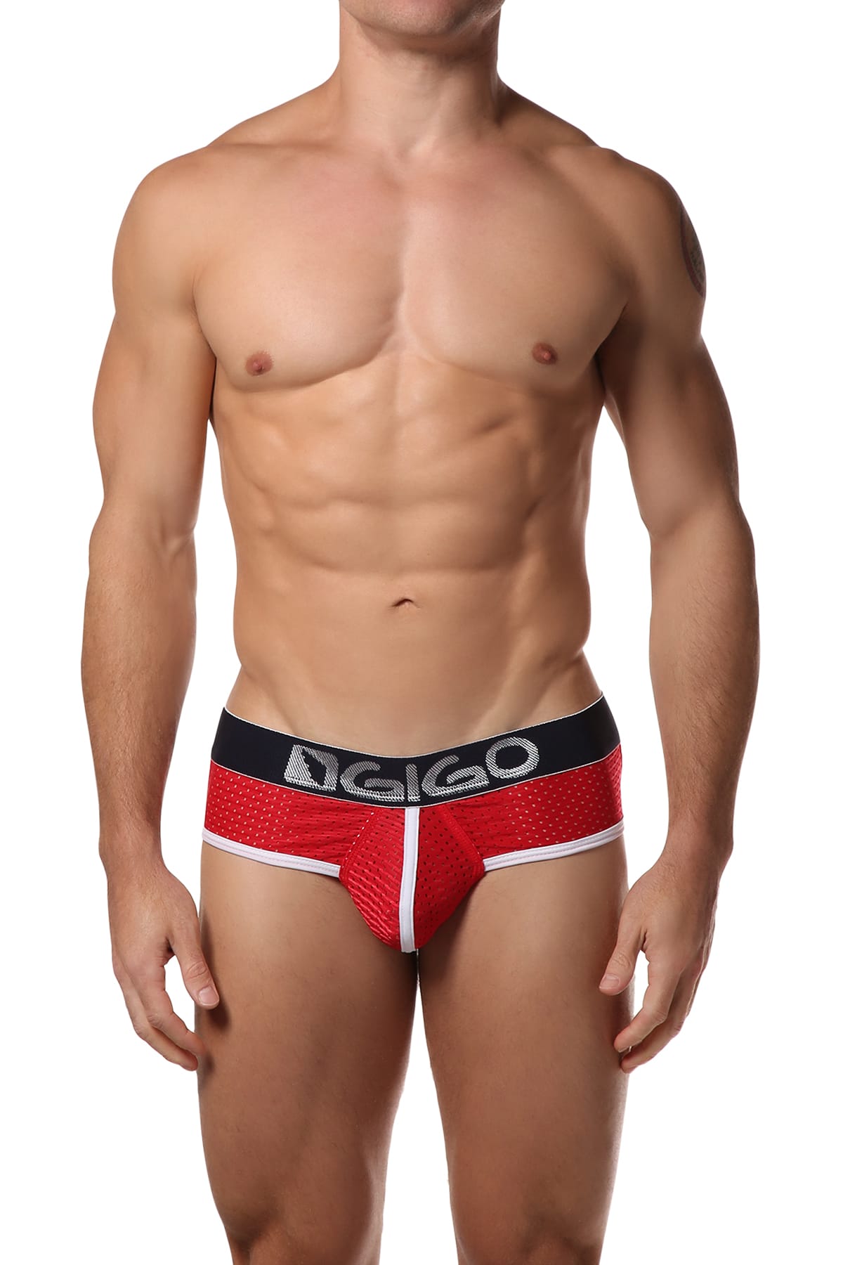Gigo Red Electric Jock-Brief