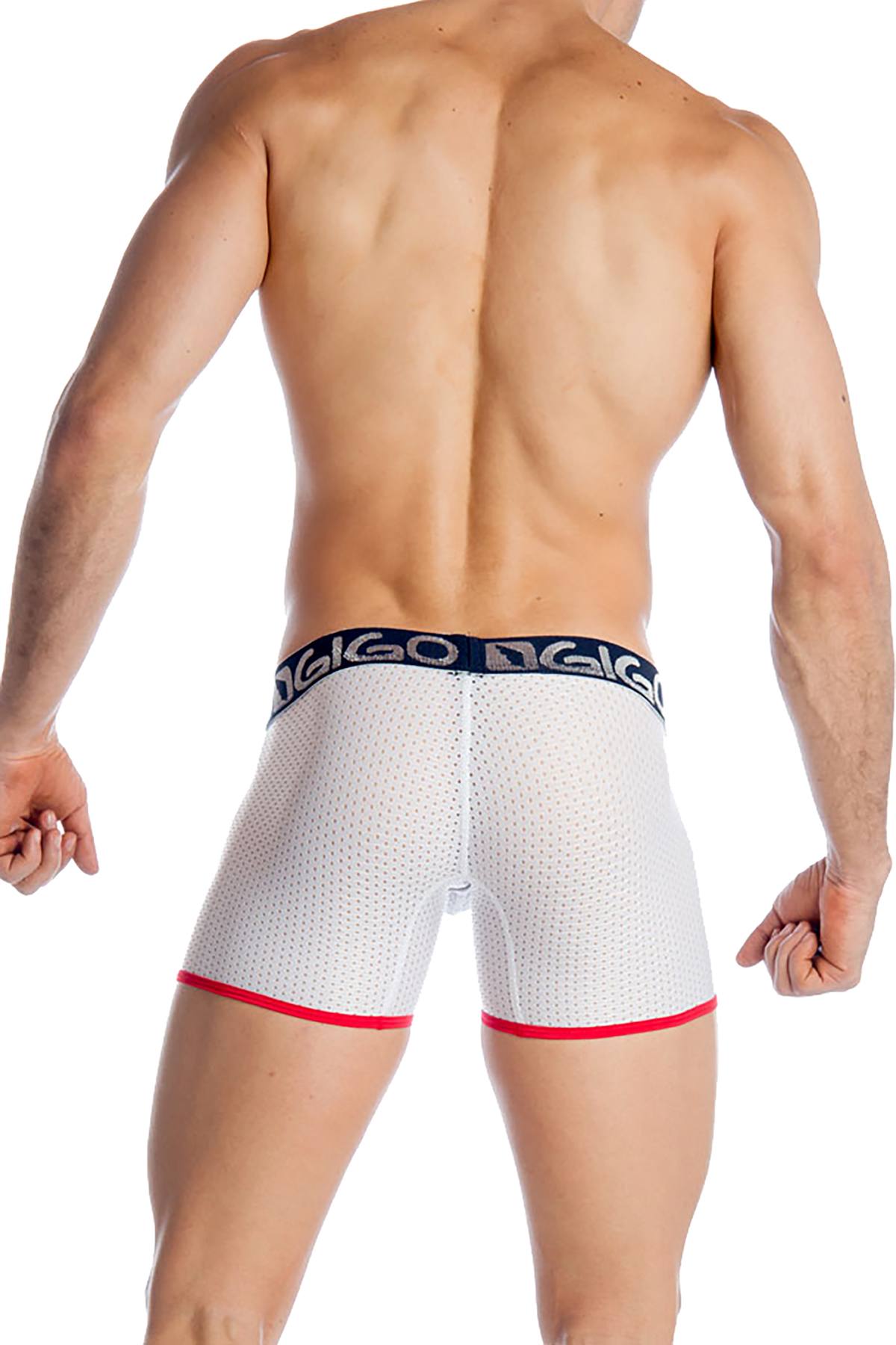 Gigo White Jokises Long Boxer Brief