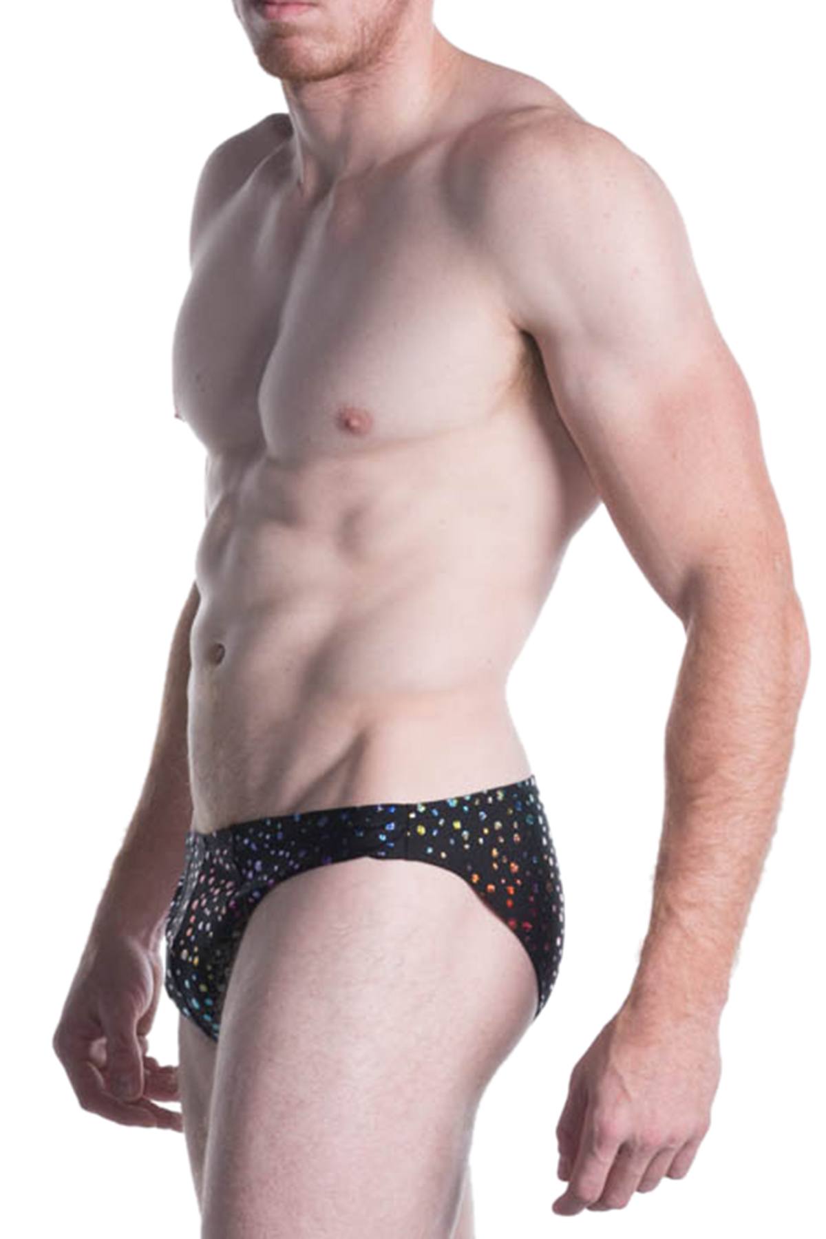 Go Softwear Black Hologram Swim Brief