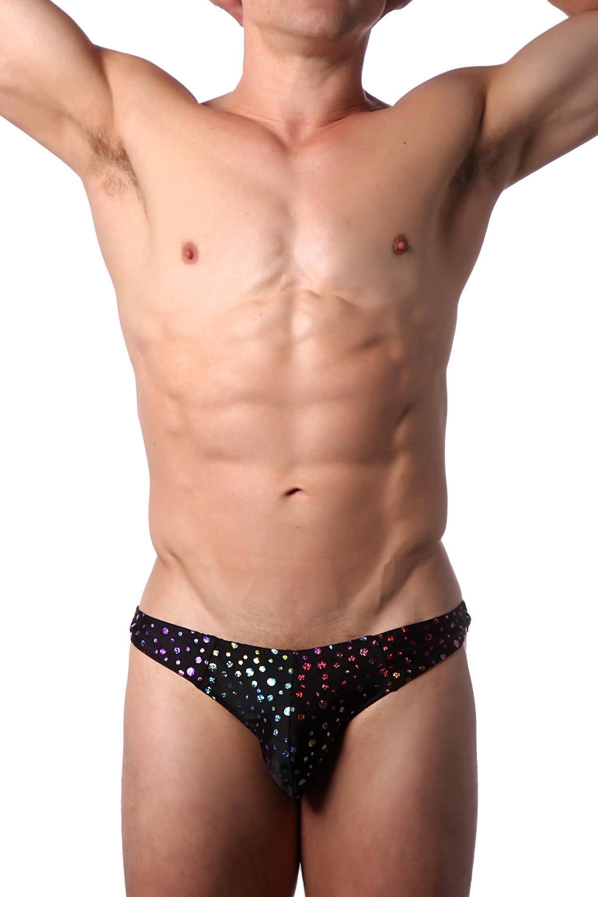 Go Softwear Black Hologram Swim Thong