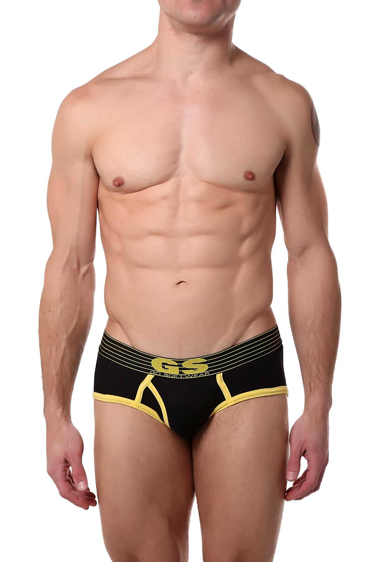 Go Softwear Black/Lemon Pop-Noir Brief