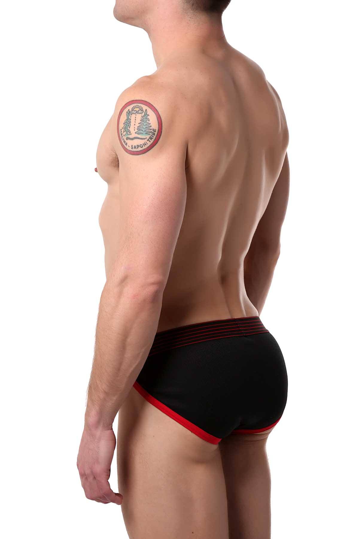 Go Softwear Black/Red Pop-Noir Sporty Brief