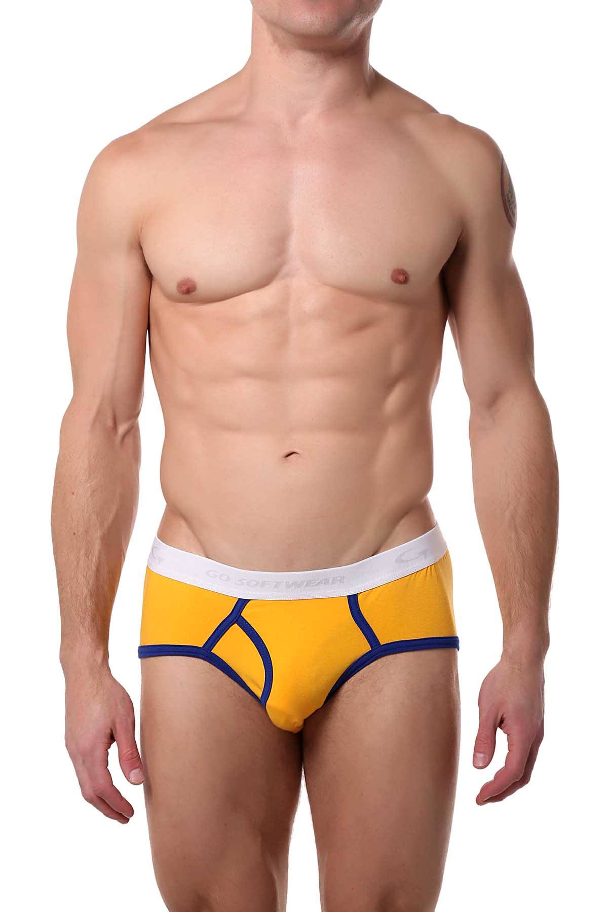 Go Softwear Gold/Royal California Classic Boy Brief
