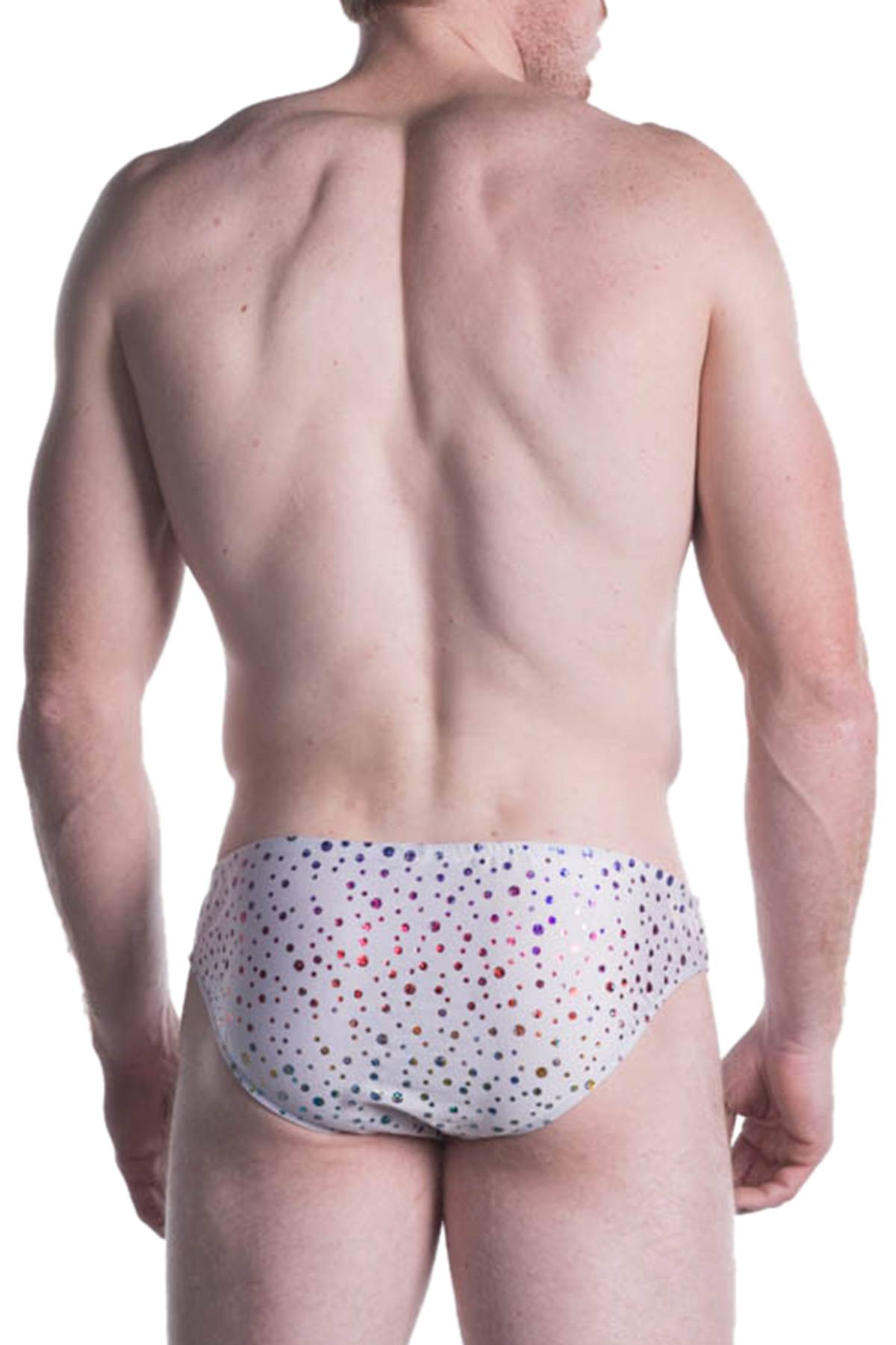 Go Softwear White Hologram Swim Brief