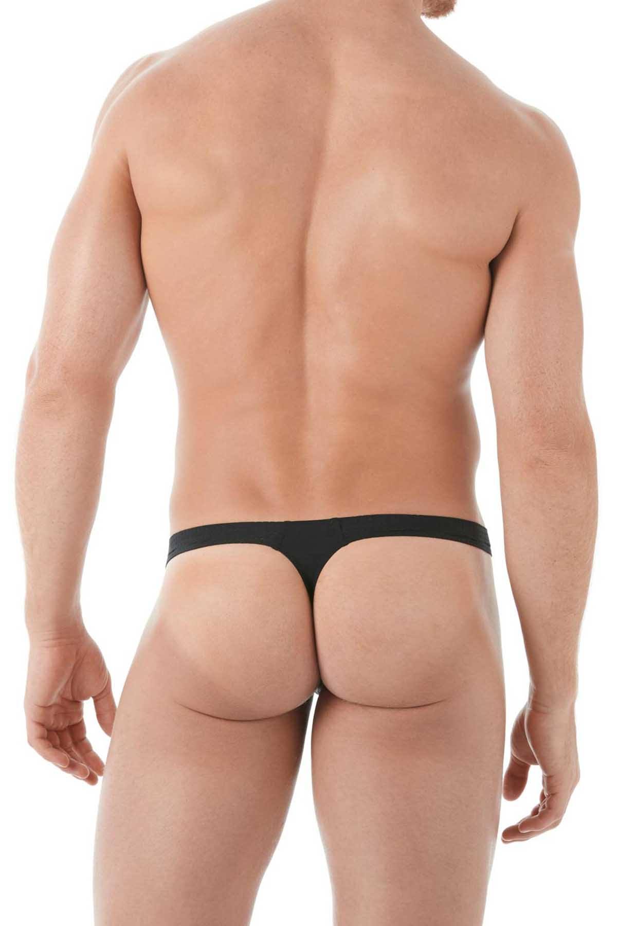 Gregg Homme Black Drive Breathable Performance Thong