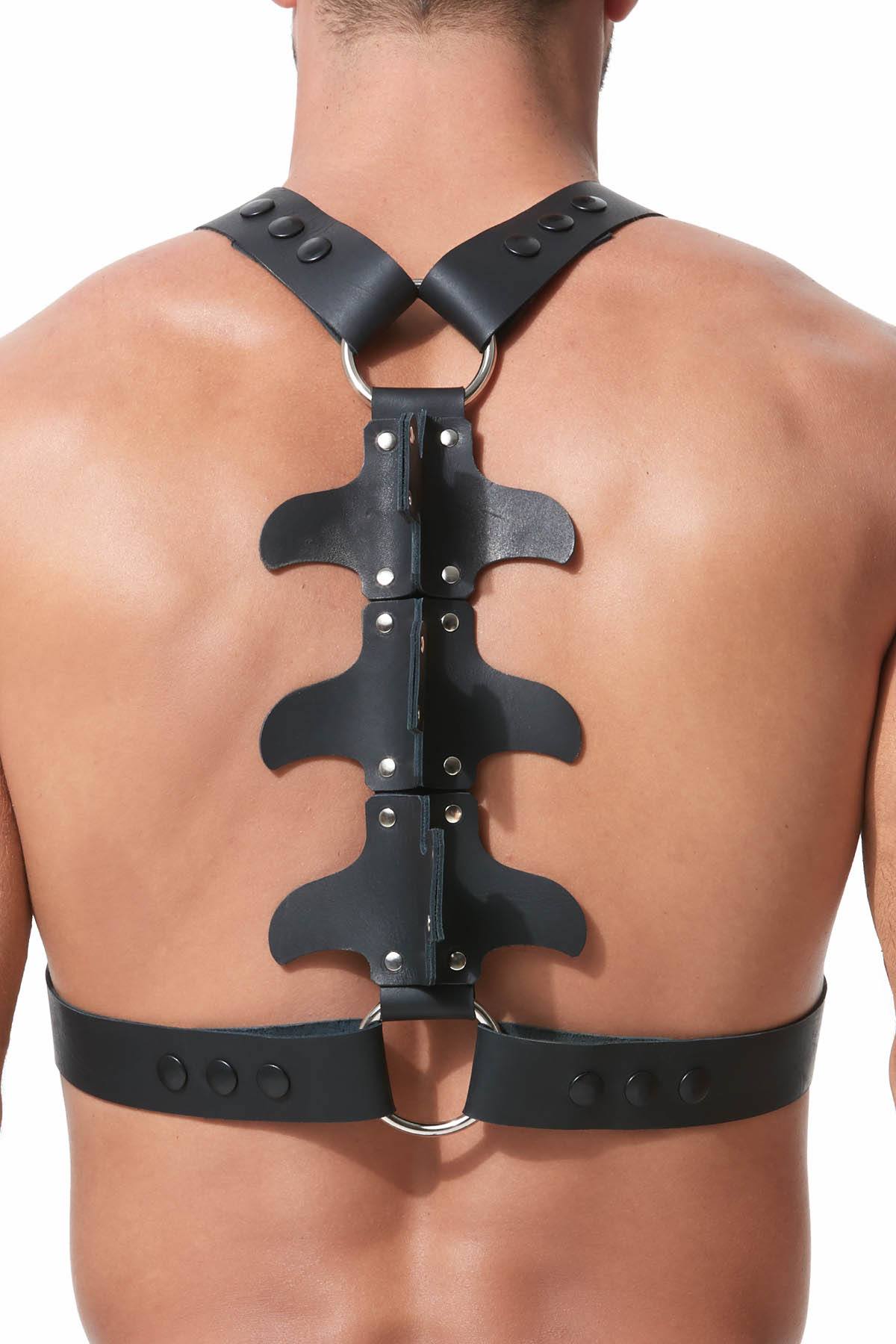 Gregg Homme Black Frame Leather Chest Harness