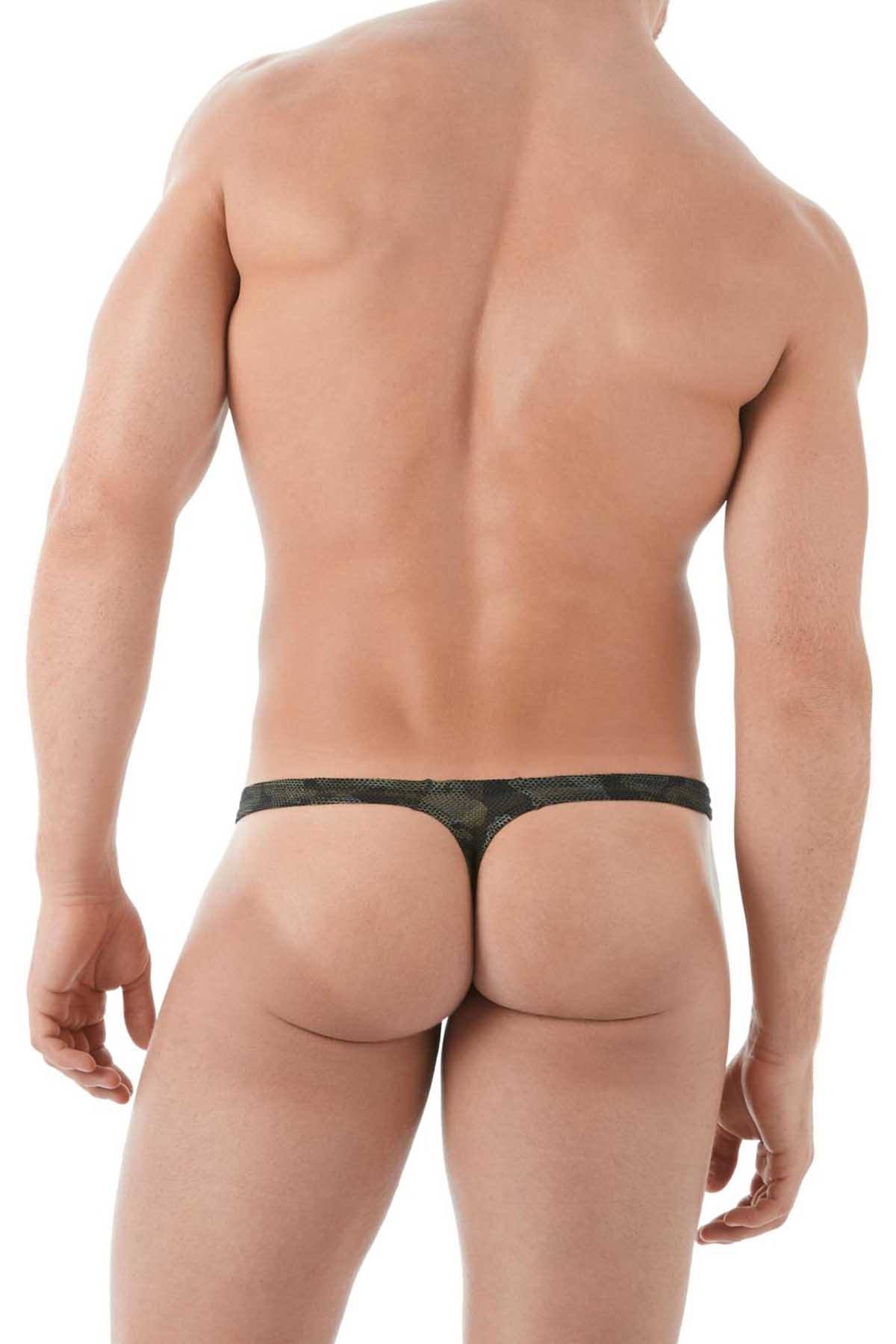 Gregg Homme Camo Italian-Mesh/Foil Thong