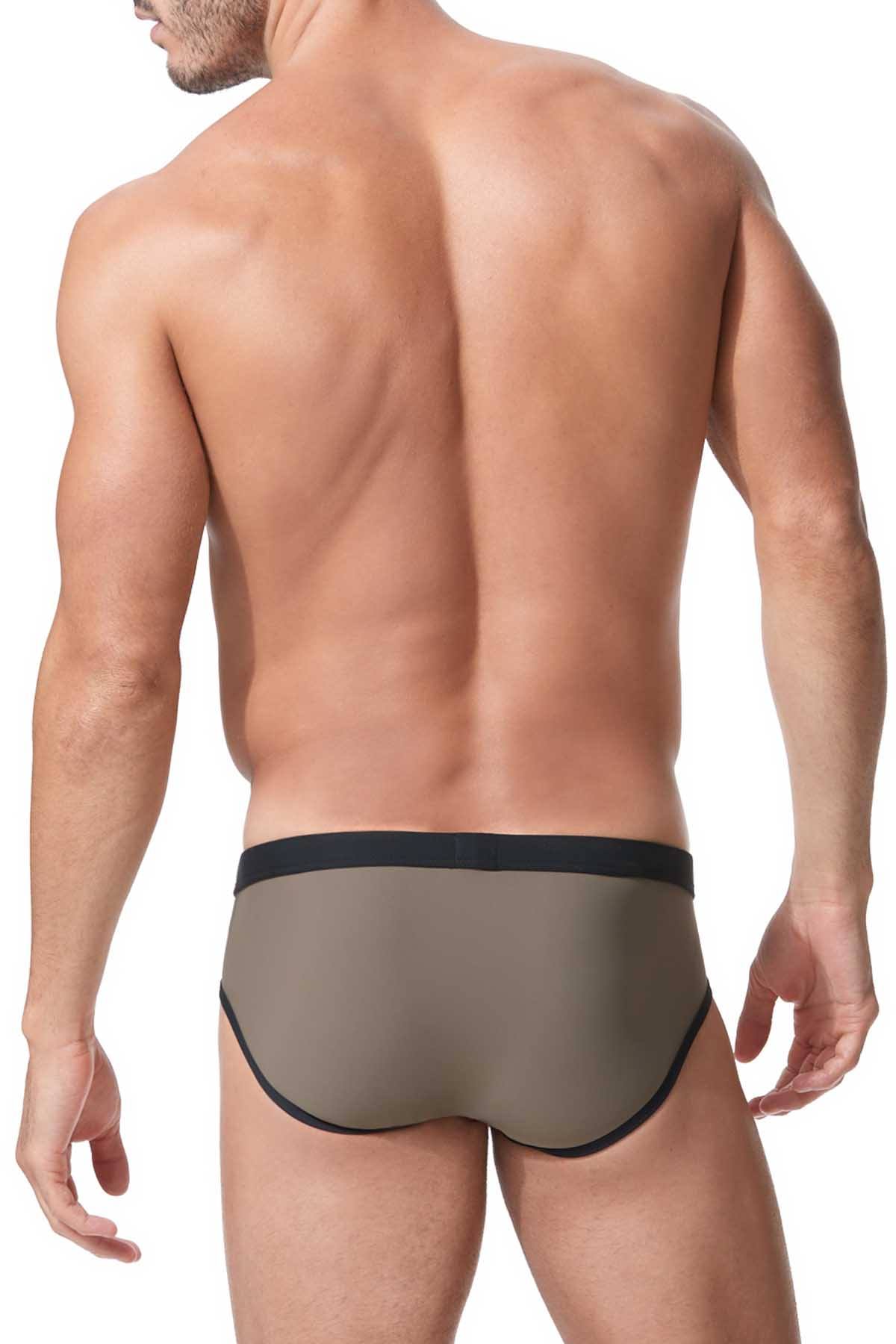 Gregg Homme Khaki Cruising Swim Brief