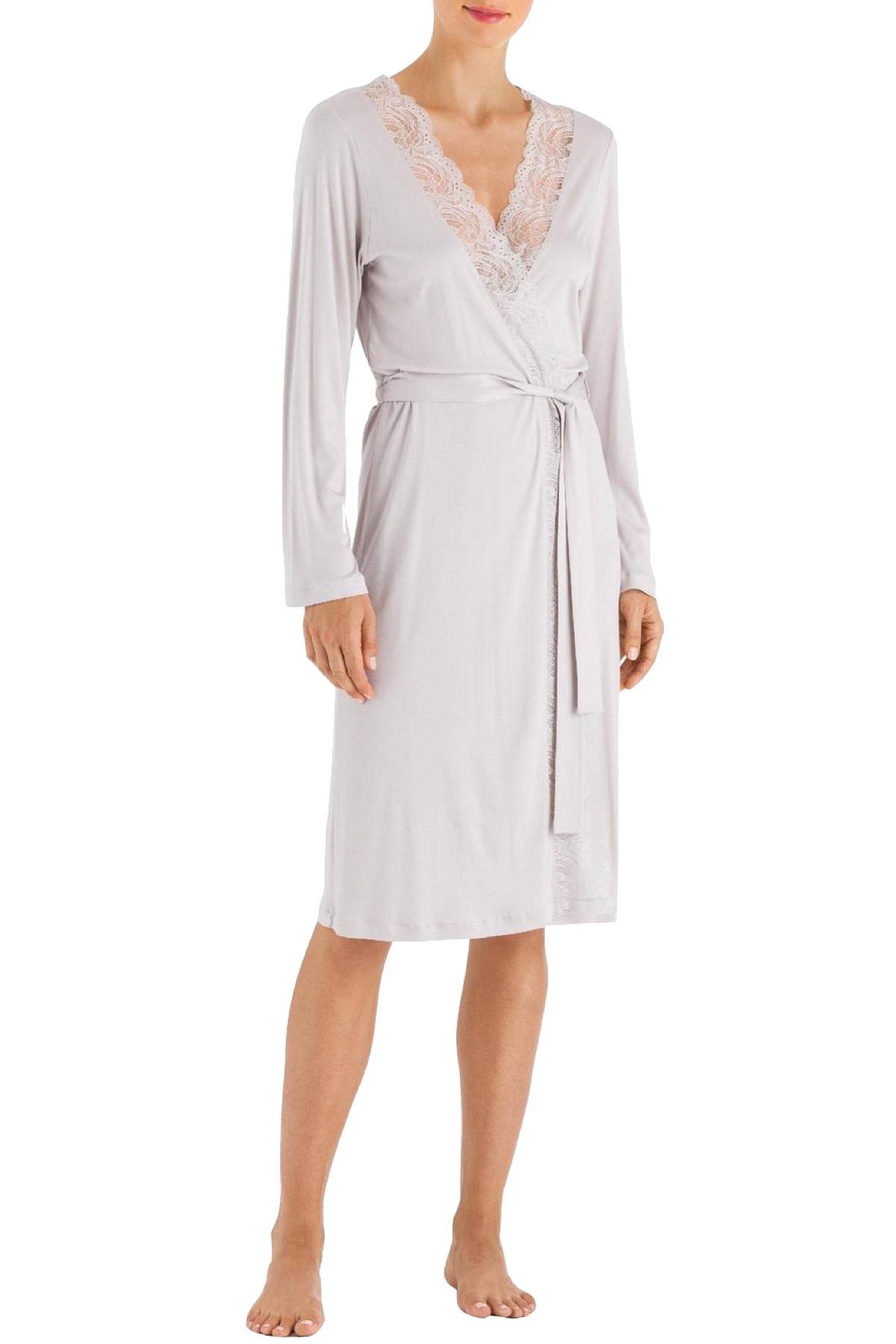 HANRO Ceramic Jolina Modal Lace Robe