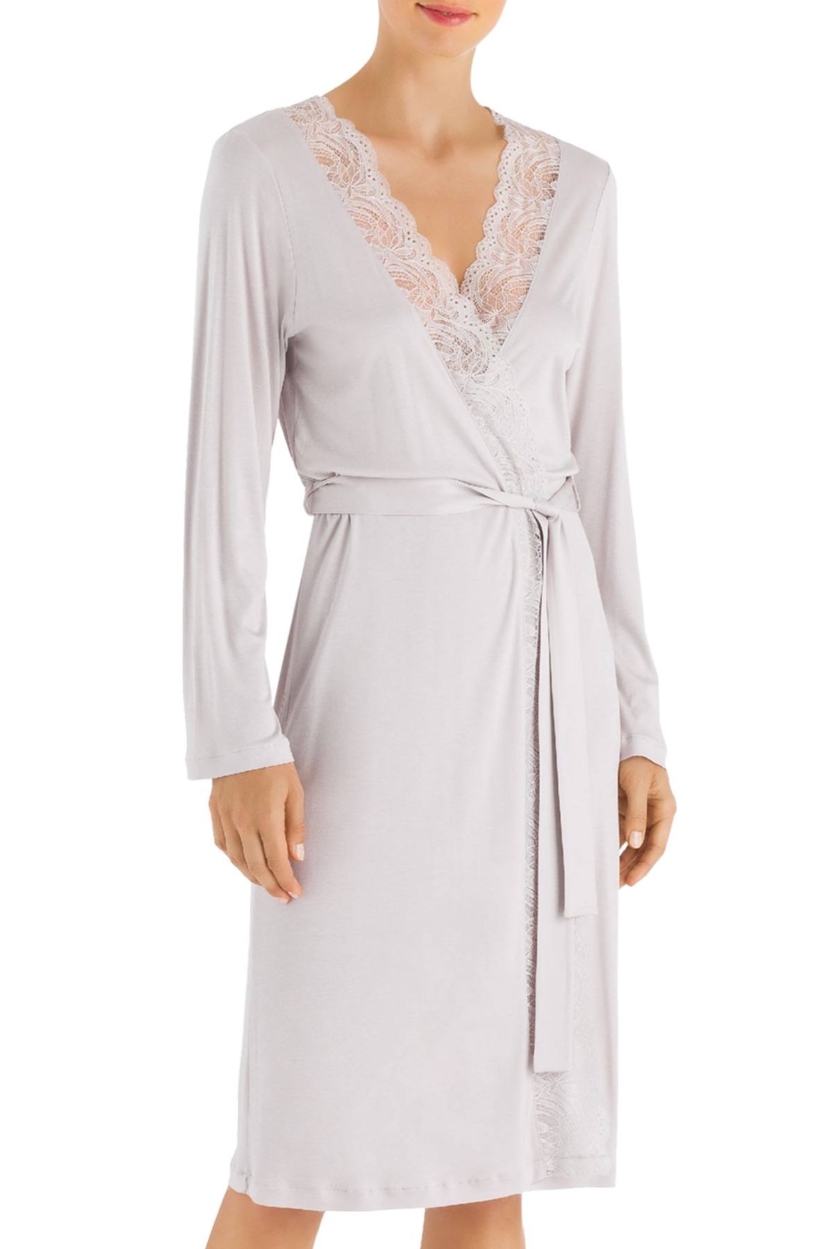 HANRO Ceramic Jolina Modal Lace Robe