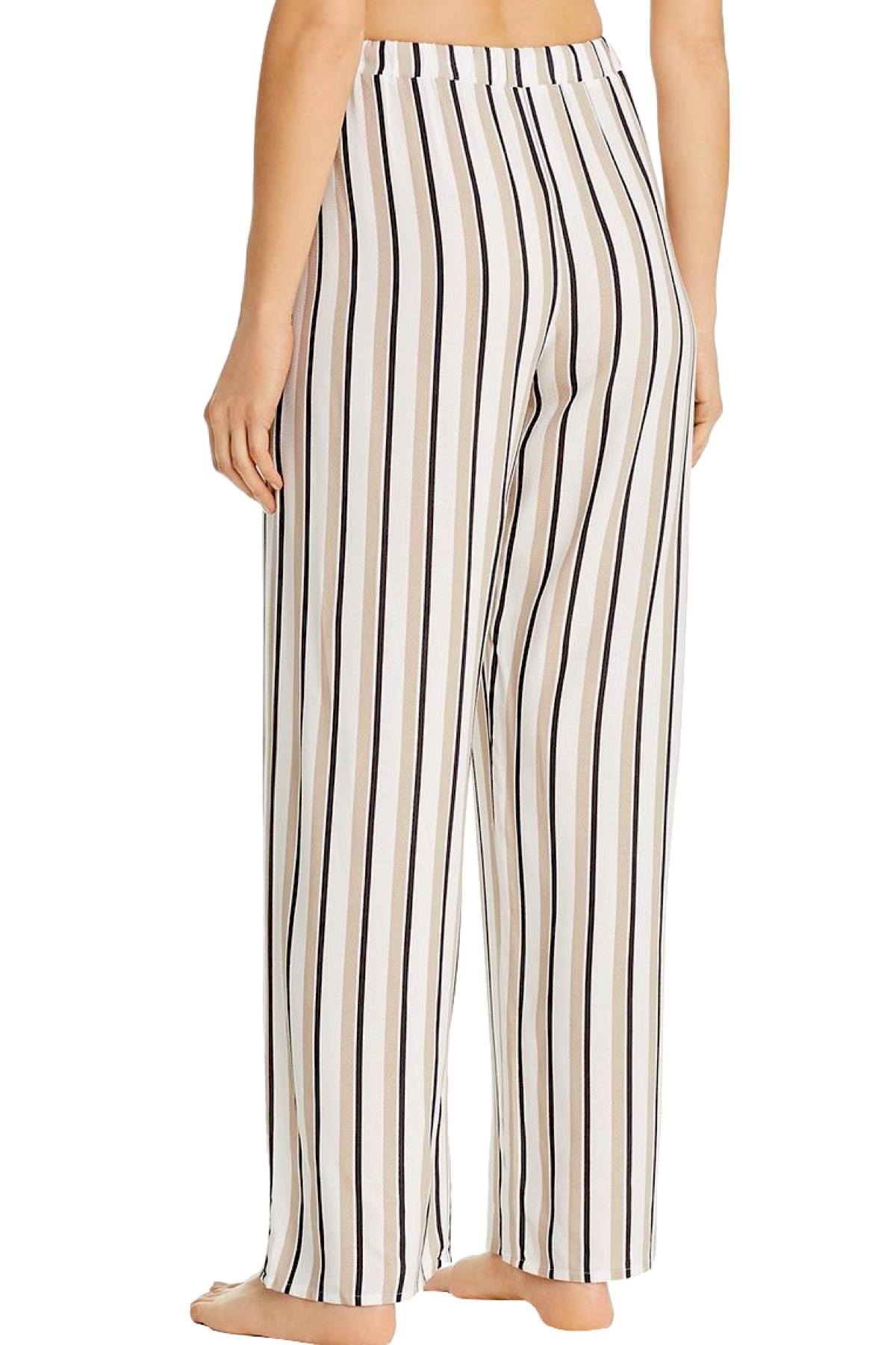 HANRO Pastel Stripe Woven Long Lounge Pant
