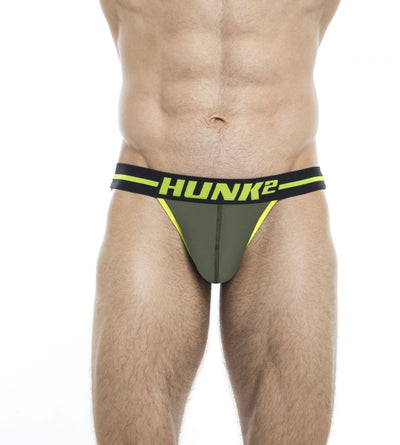 HUNK2 JS2020A Phoenix Chelem² Jockstraps Color Green