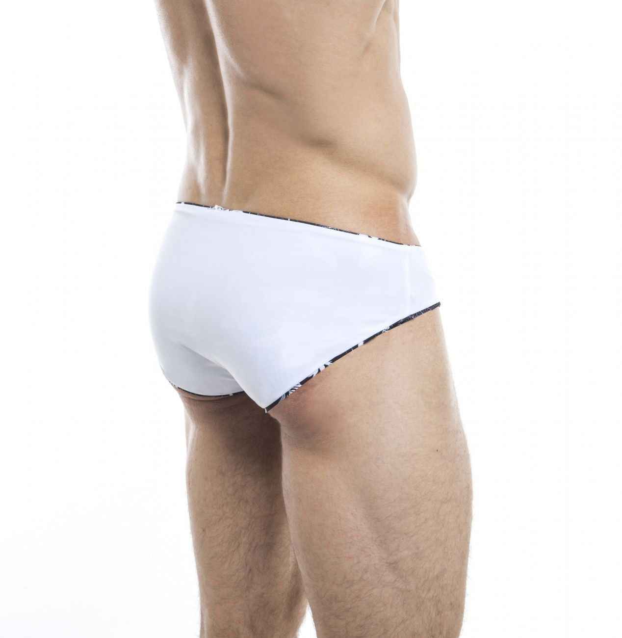 HUNK2 SB20201C Einfarbig² Reversible Swim Briefs Color White