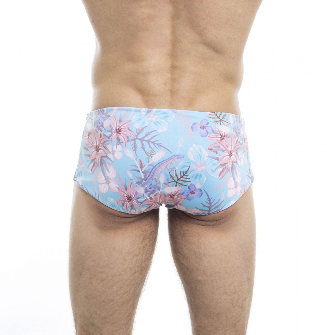 HUNK2 ST20191A Lezard² Reversible Swim Trunks Color Blue