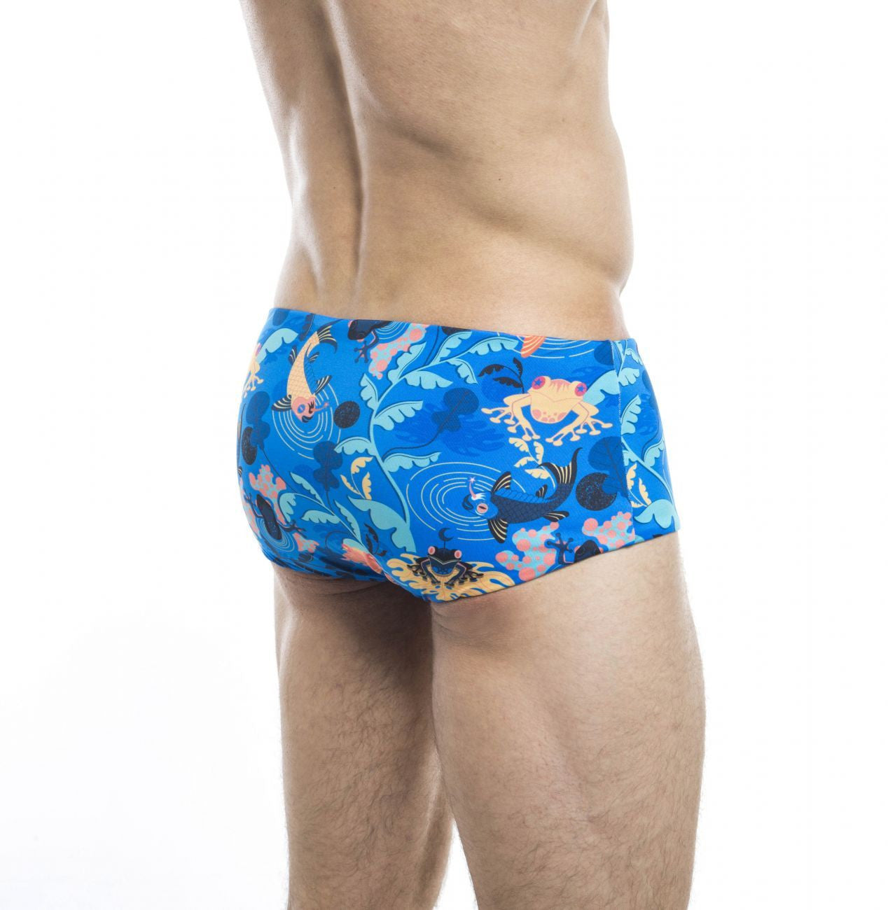 HUNK2 ST20201B Rampant² Reversible Swim Trunks Color Blue
