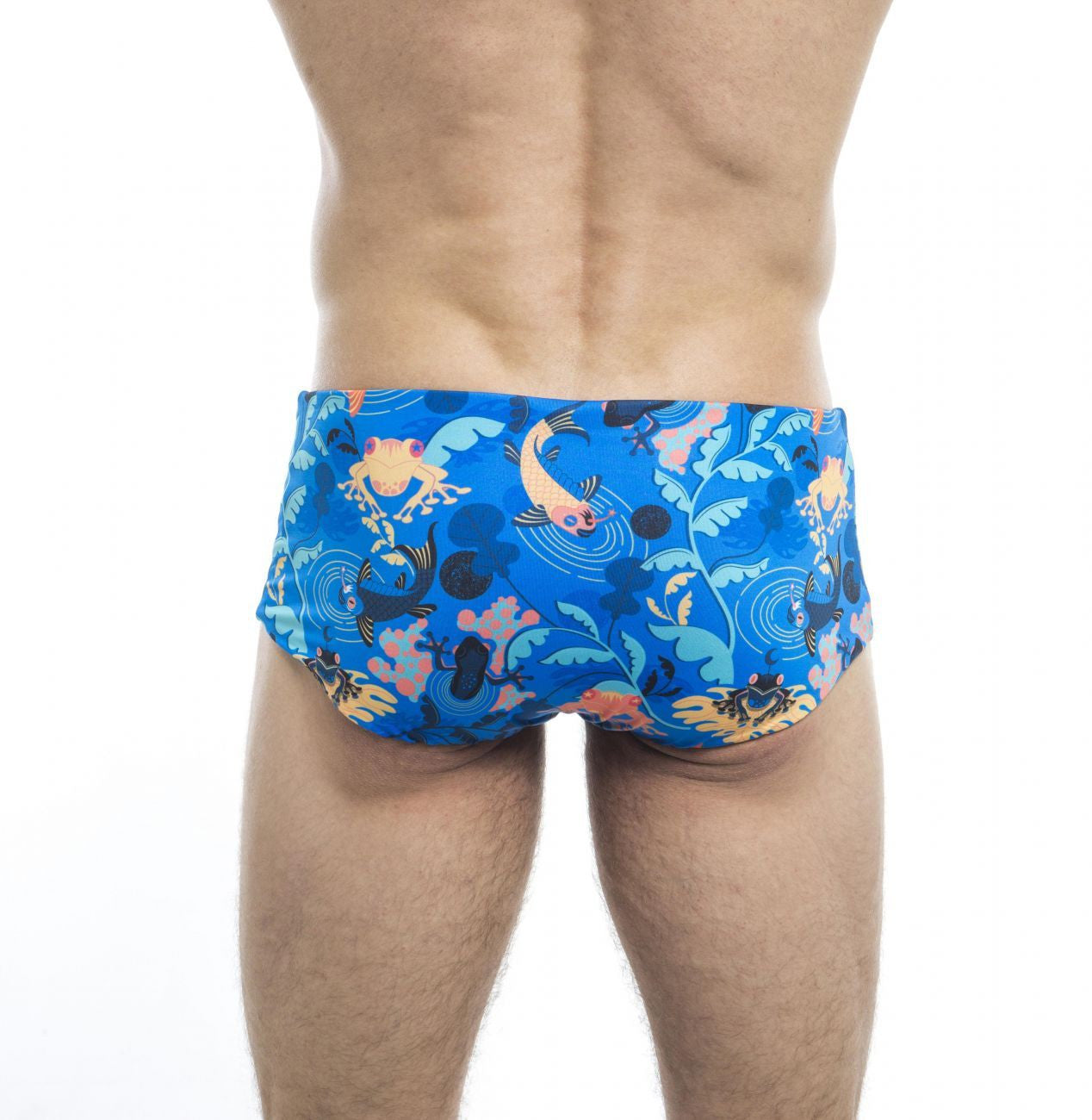 HUNK2 ST20201B Rampant² Reversible Swim Trunks Color Blue