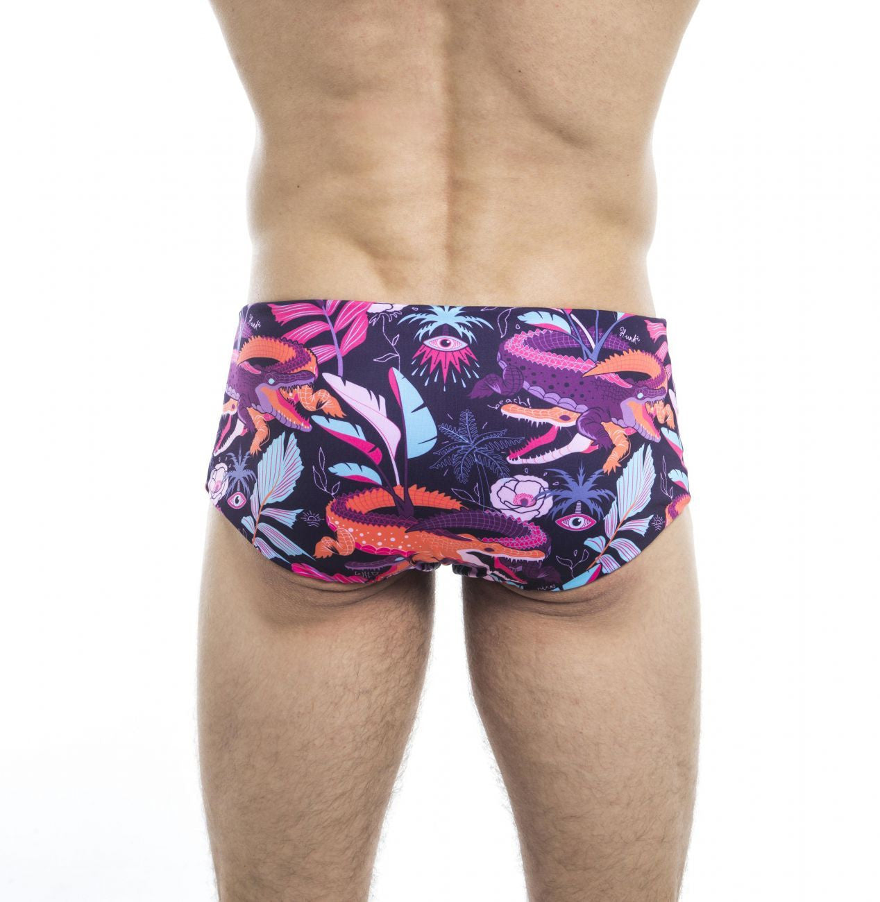 HUNK2 ST20201C Ruisseau² Reversible Swim Trunks Color Fuchsia