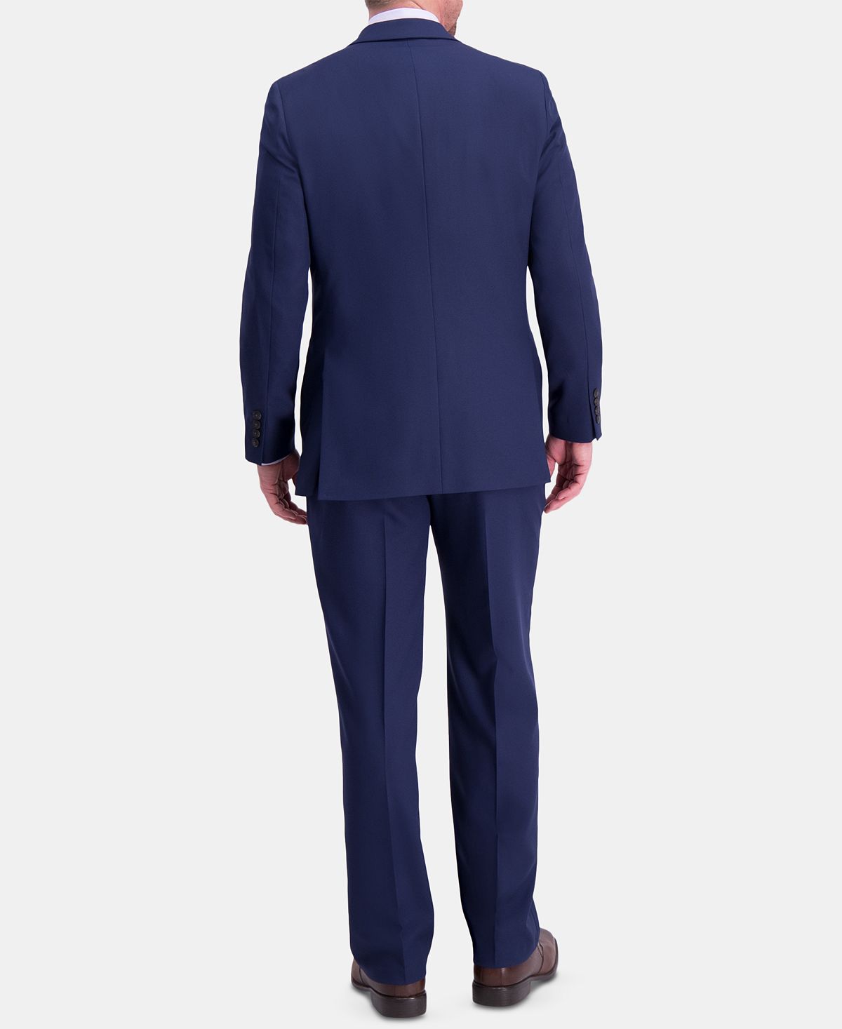 Haggar Active Series Herringbone Classic-fit Suit Separate Pants Midnight