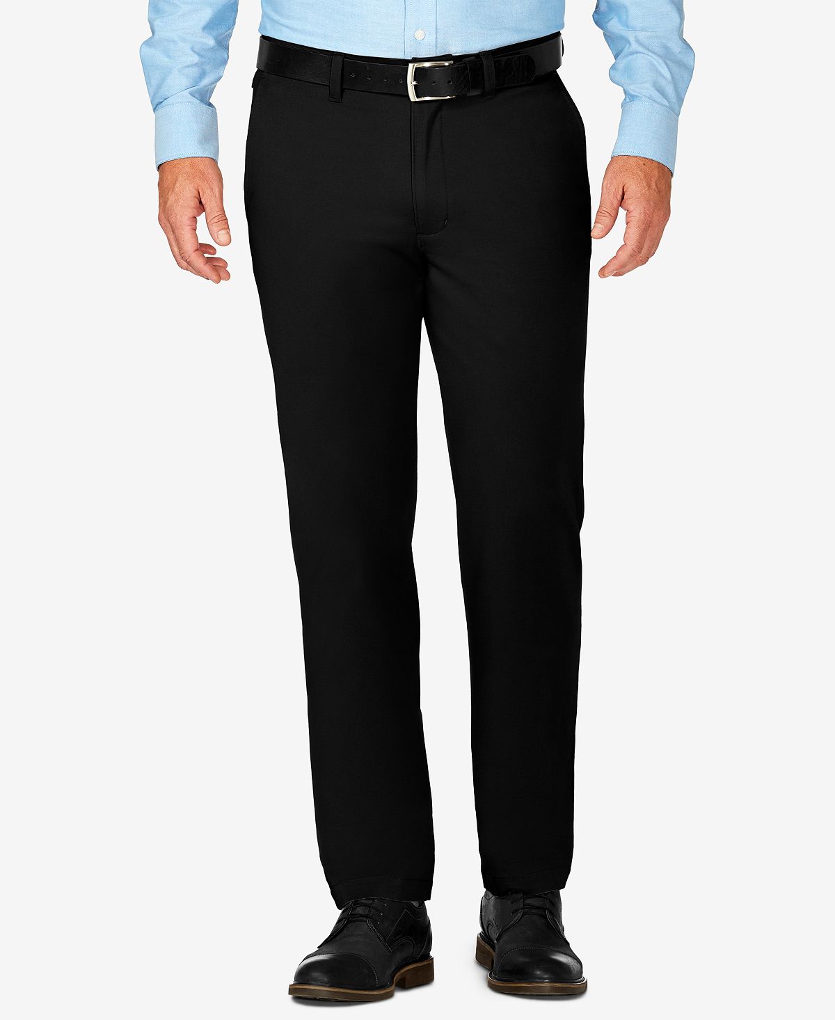 Haggar J.m. Luxury Comfort Slim-fit Performance Stretch Casual Pants Black