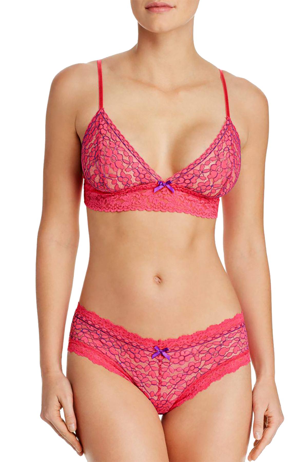 Hanky Panky Perfect-Pink Leila Lace Bralette