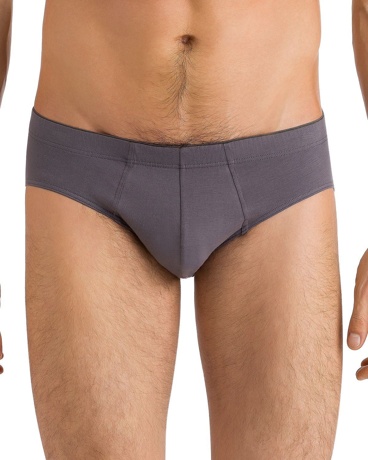 Hanro Cotton Superior Briefs Gray