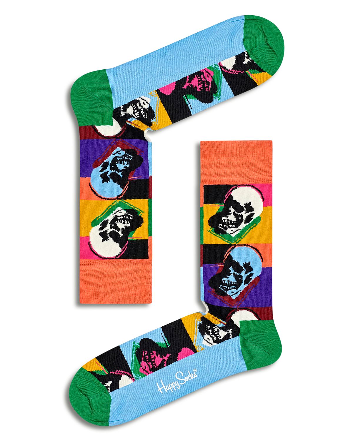 Happy Socks Andy Warhol Skull Socks Multi