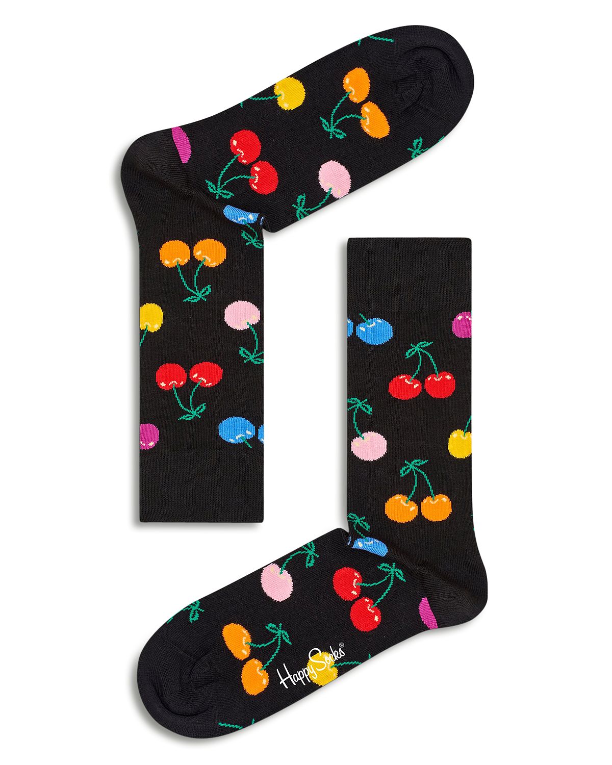 Happy Socks Cherry Sock Black