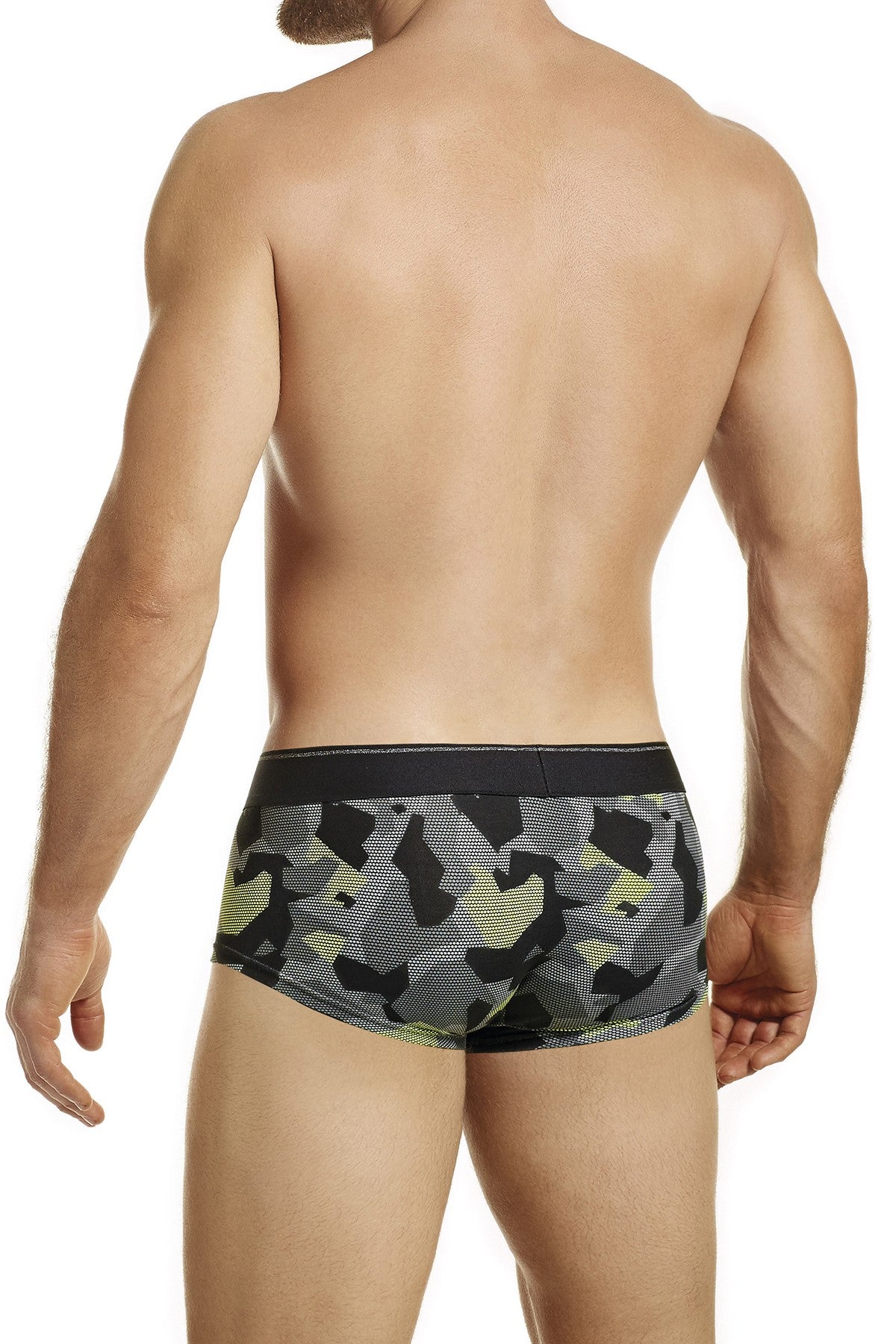 Hawai Black/Green Geo Camouflage Brief