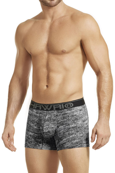 Hawai Black Knit-Print Trunk