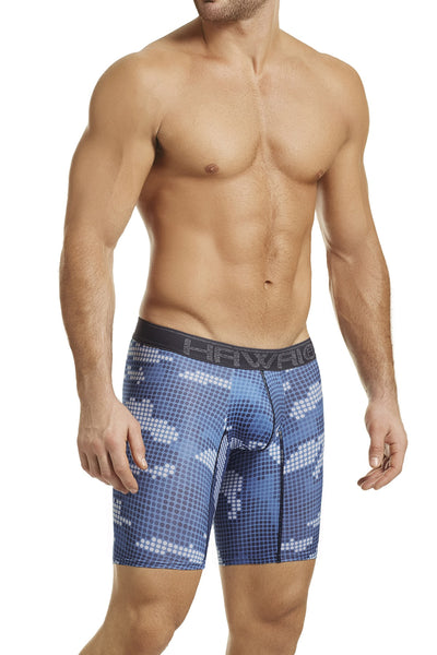 Hawai Blue Digital Camo Print Boxer Brief