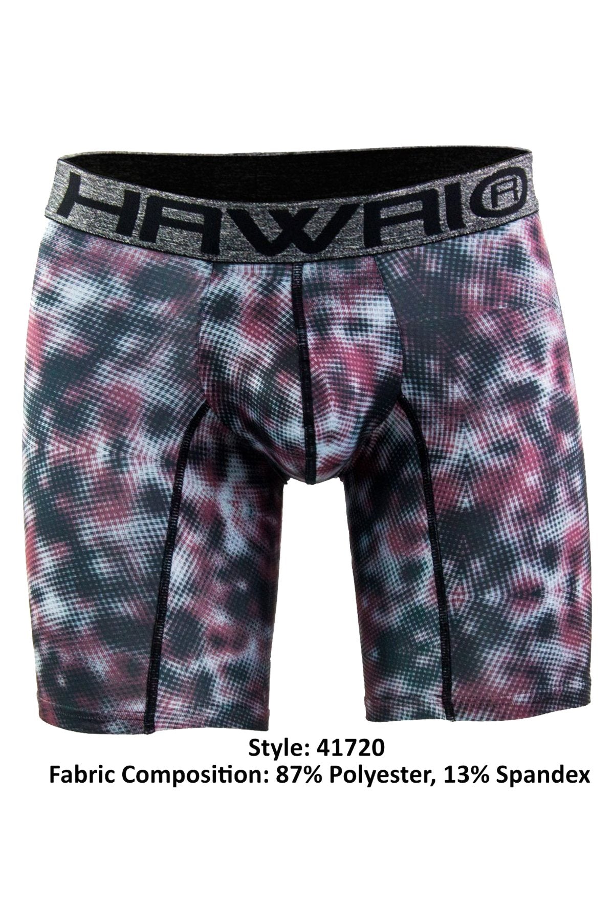 Hawai Grey/Multi Burn Blur Boxer Brief