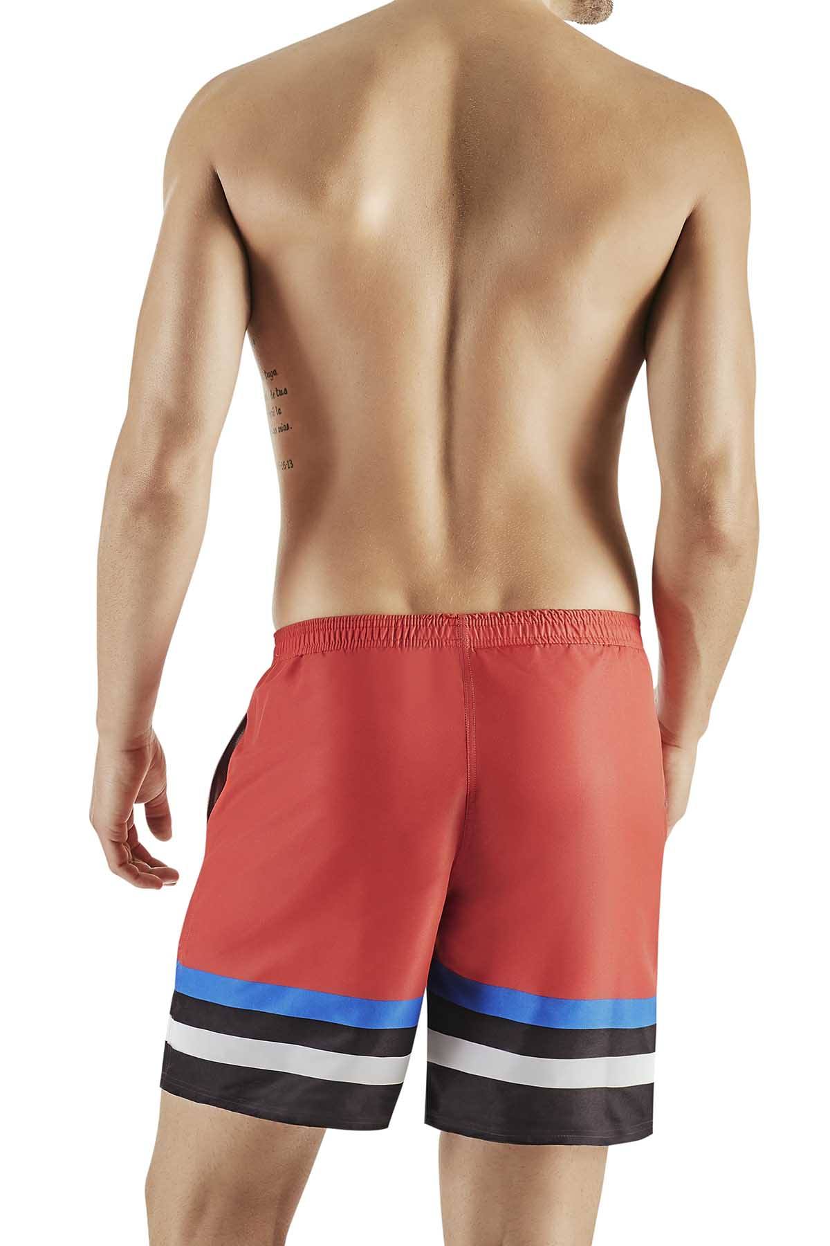 Hawai Red Orange 51705 Swim Trunk Short