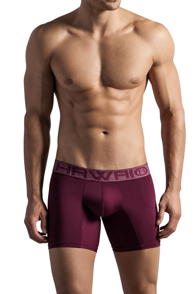 Hawai Red-Wine Solid Classic Boxer Brief
