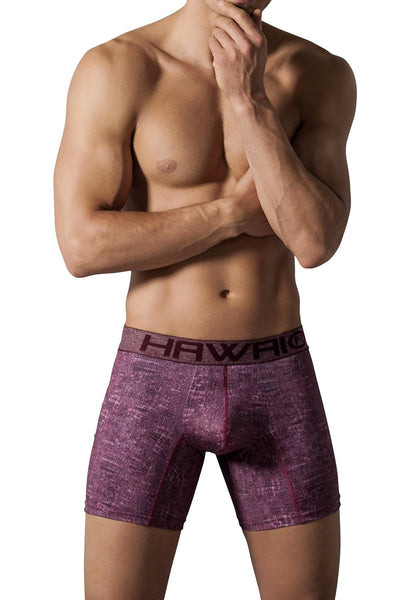 Hawaii Red Denim-Print Boxer Brief