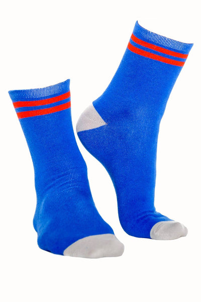 Hey Franky Blue Sock