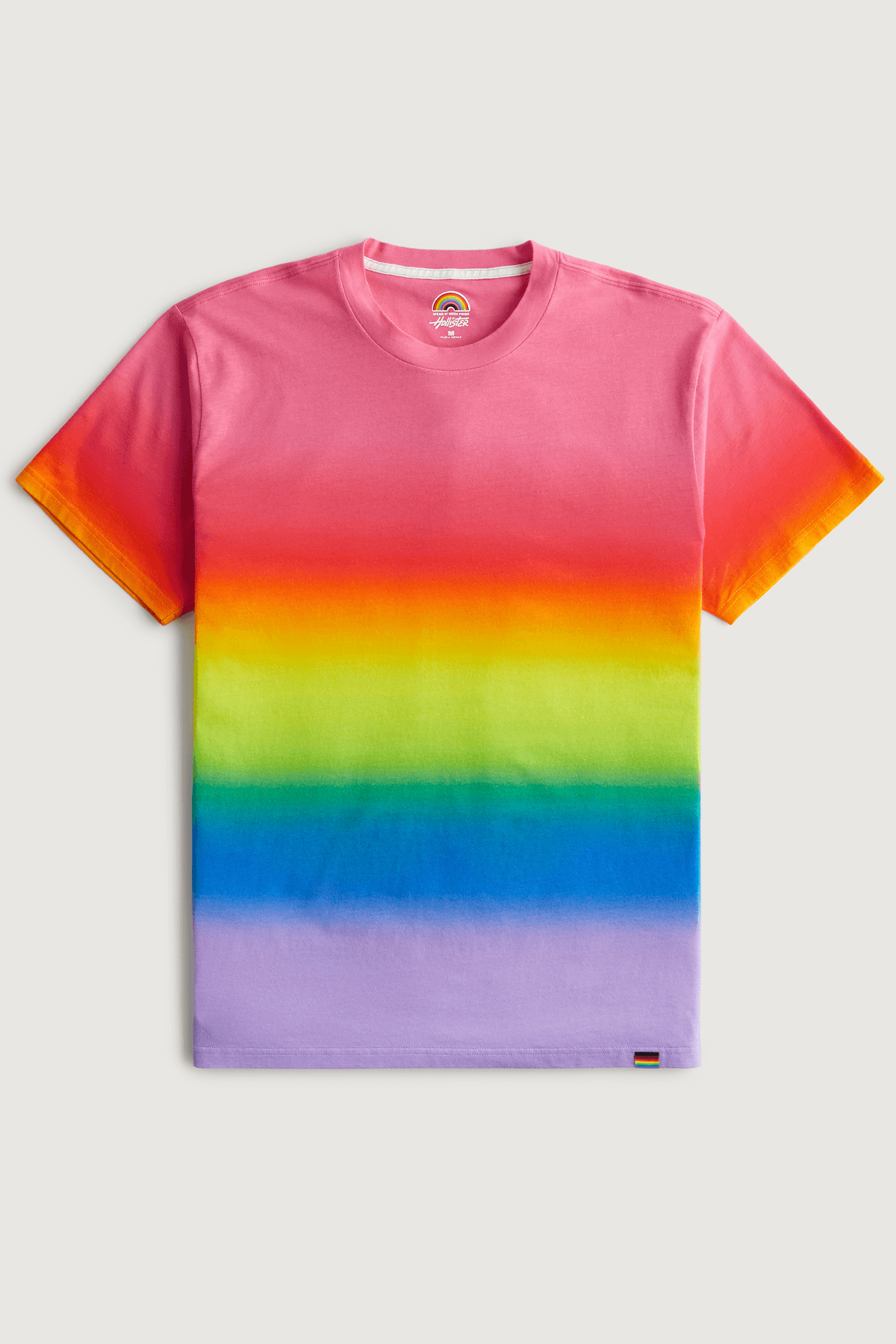 Hollister Pride Relaxed Ombre Crew T Shirt CheapUndies