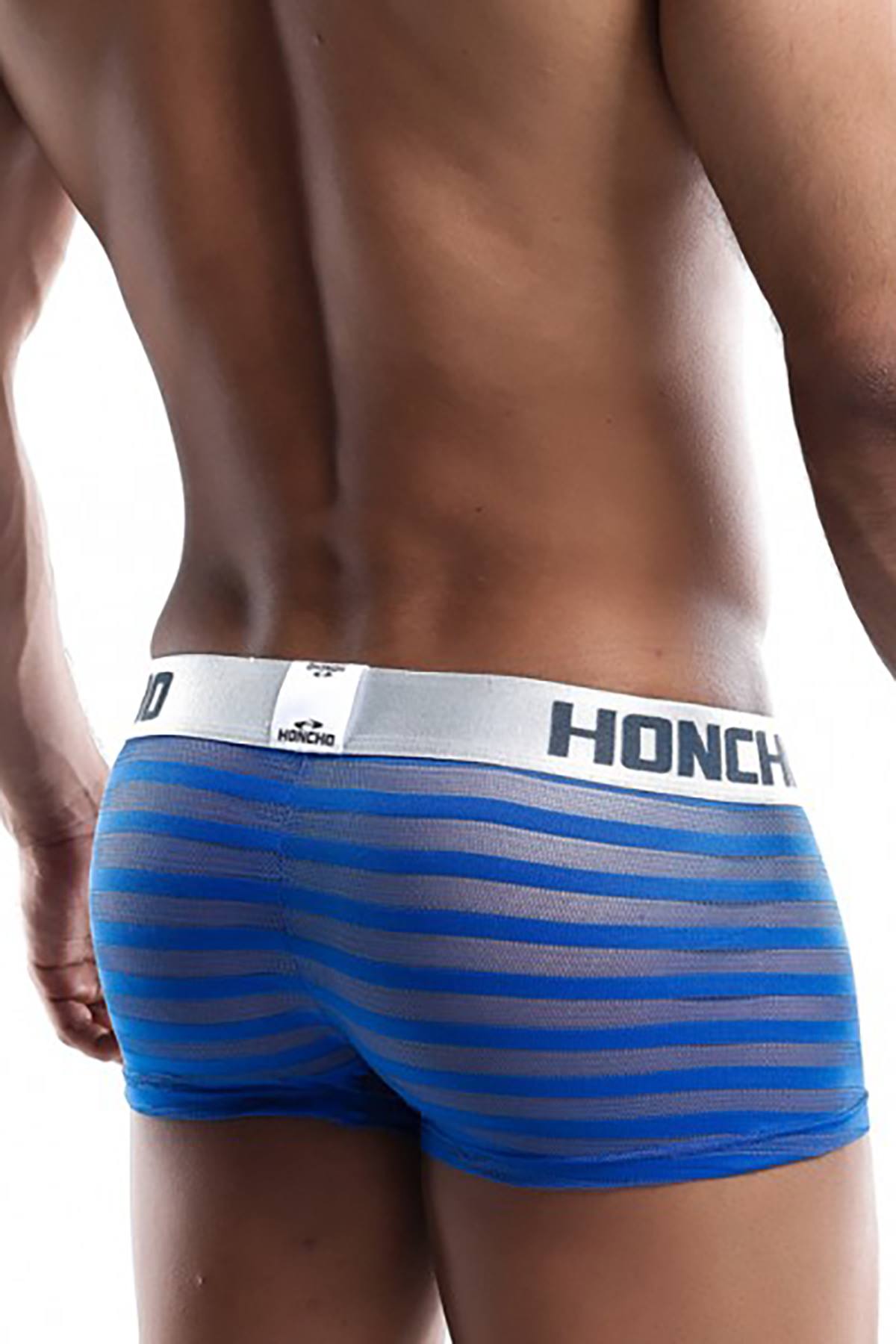 Honcho Royal-Blue Sheer-Stripe Trunk