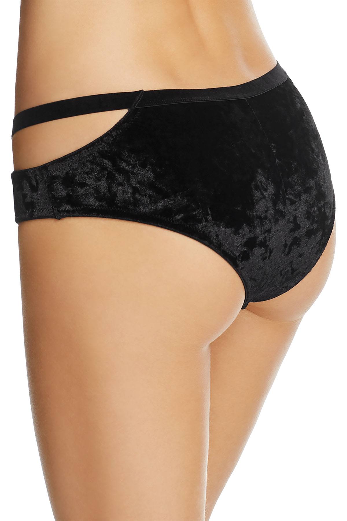 Honeydew Black Isabella Cut-Out Bikini Brief