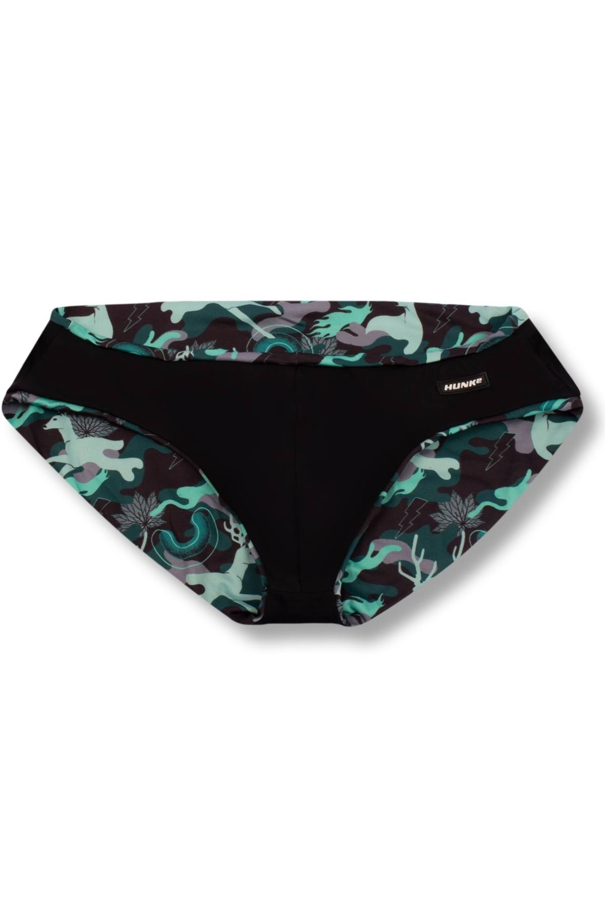 Hunk2 Green Cervi Reversible Swim Brief