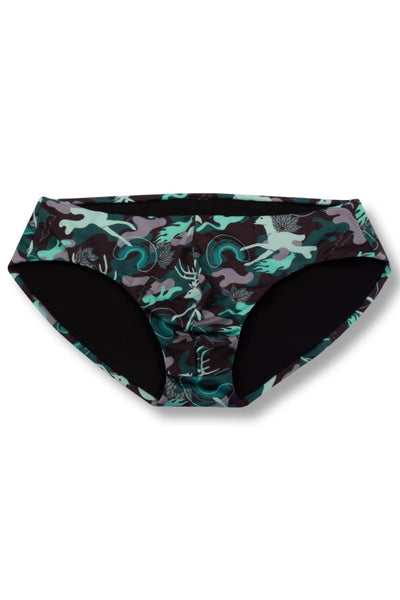 Hunk2 Green Cervi Reversible Swim Brief