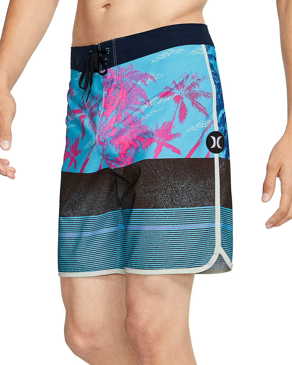 Hurley 18" Phantom King Palm Boardshorts Blue Gaze