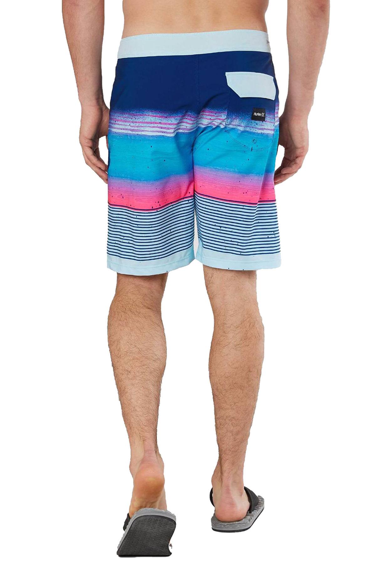 Hurley Phantom Overspray Stretch Boardshort in Gym Blue