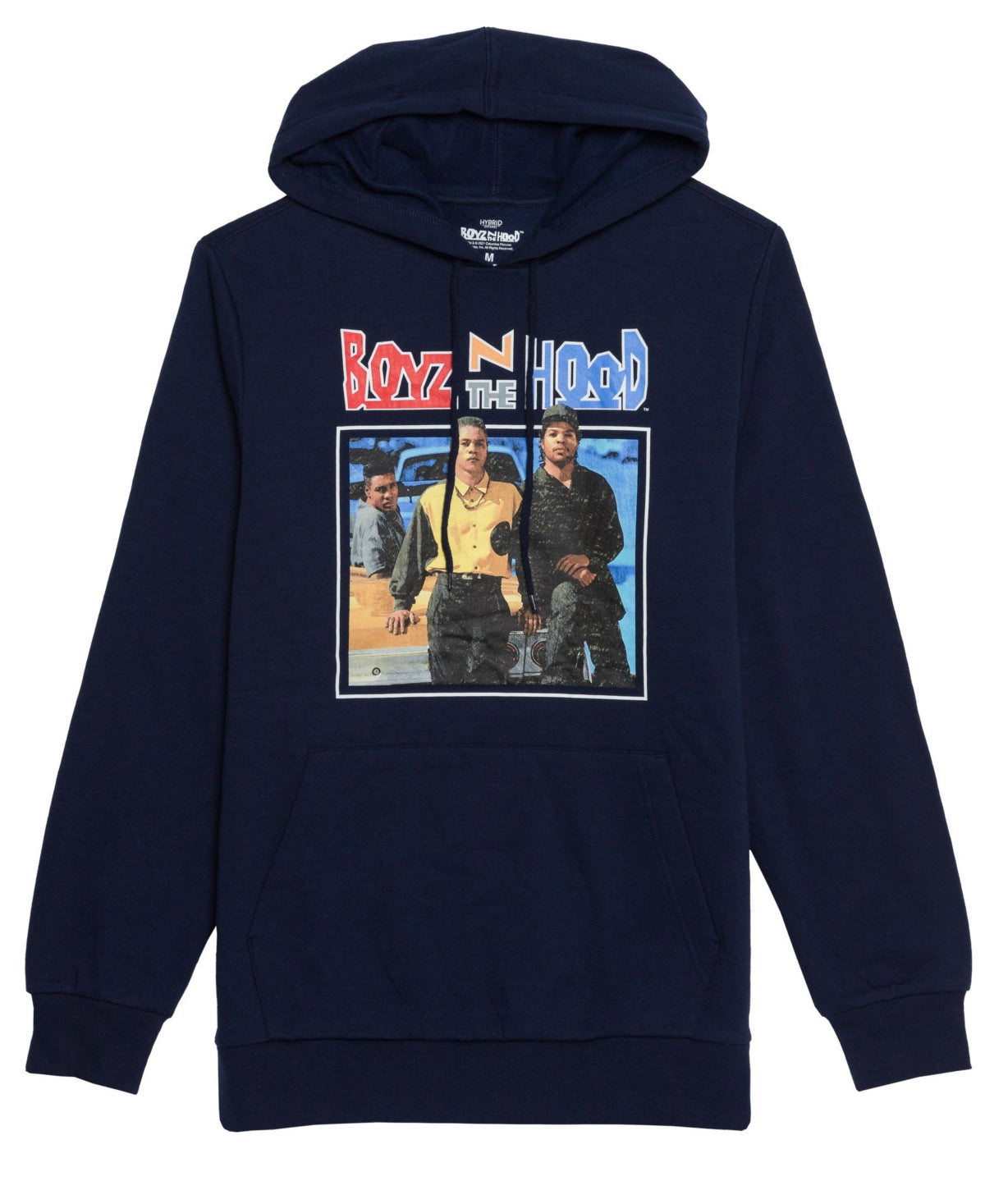Hybrid Apparel Men's Boyz Photo Hooded Fleece Sweatshirt