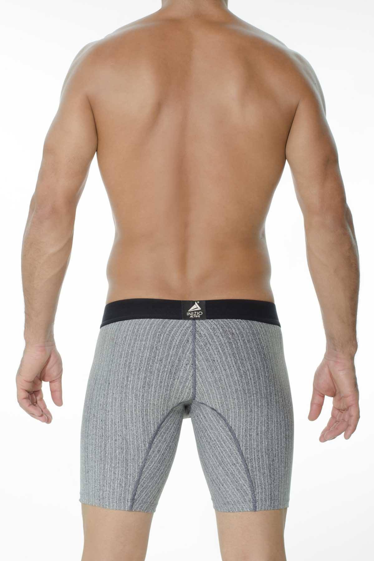 INIZIO Black Perseo Microfiber Boxer Brief