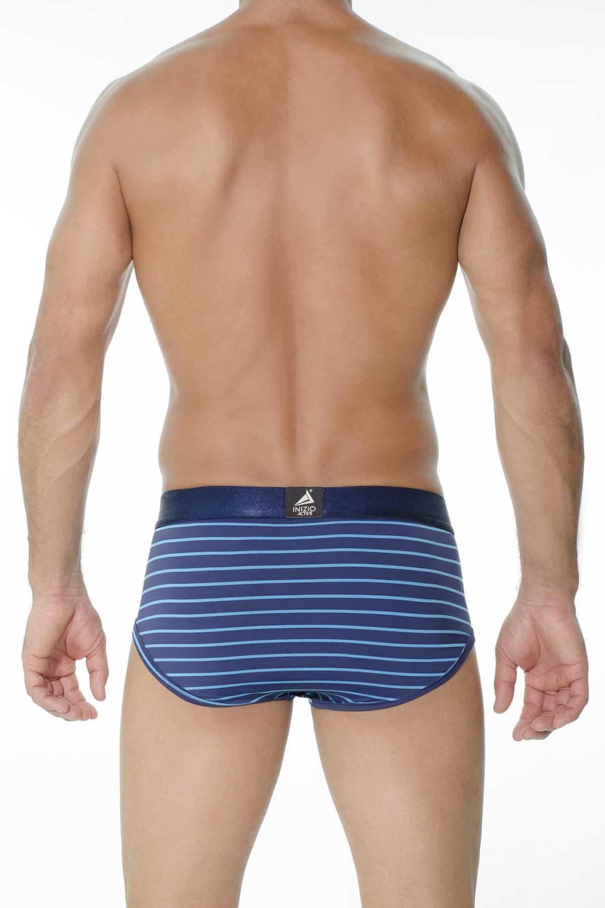 INIZIO Blue Special Microfiber Brief