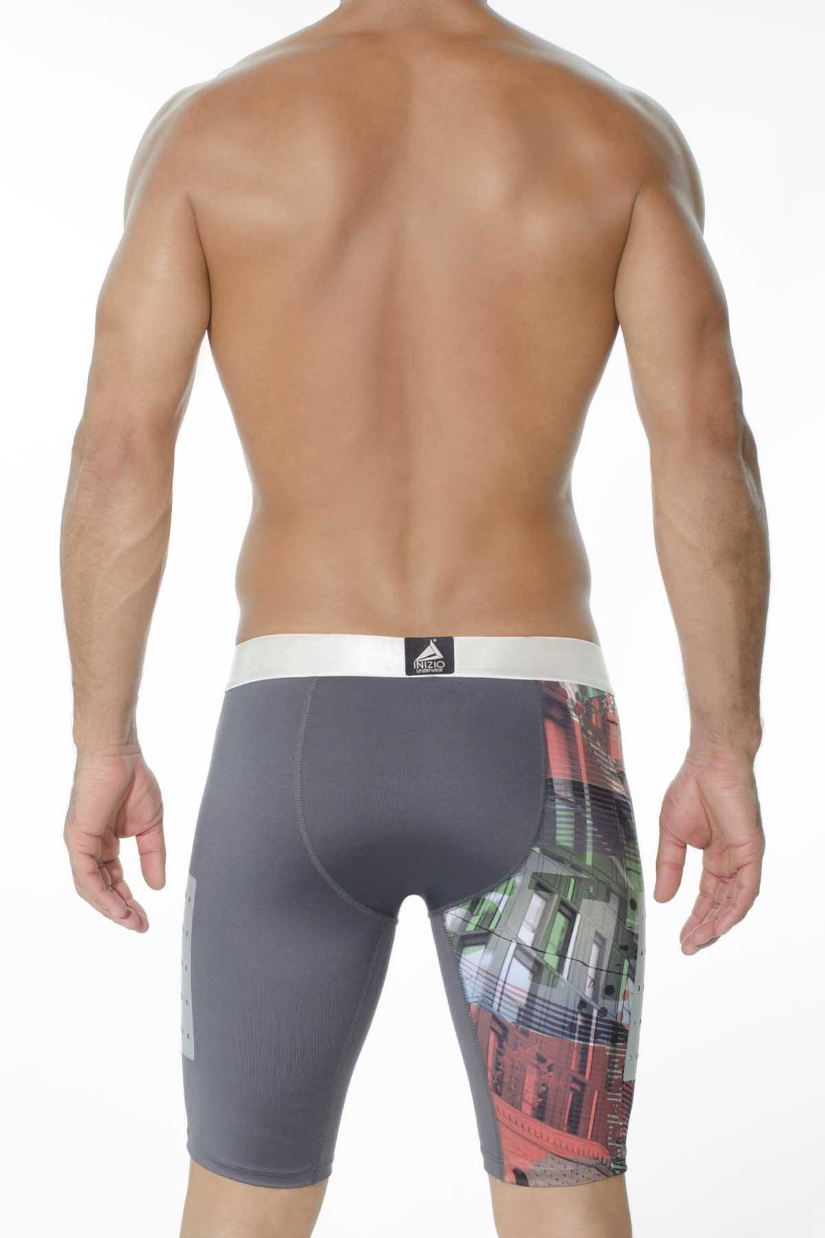 INIZIO Grey Munir Microfiber Boxer Brief