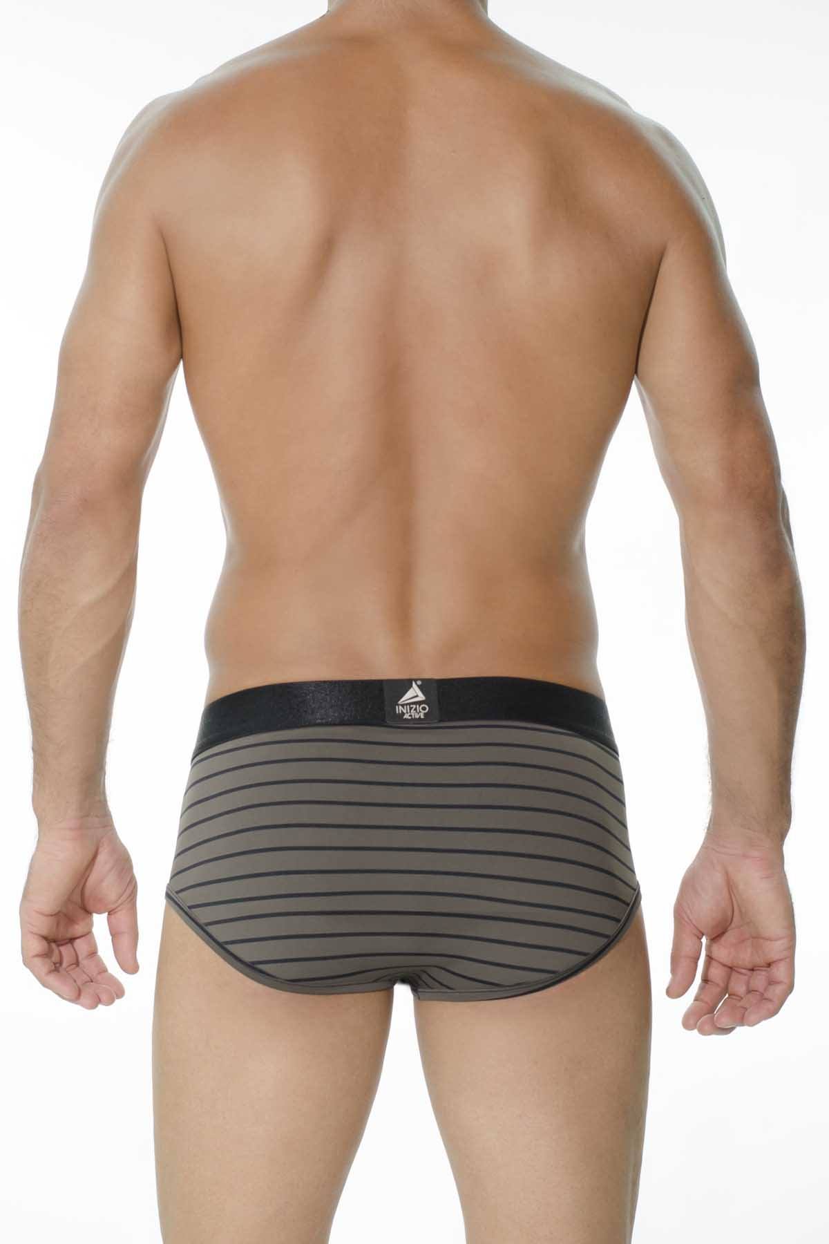 INIZIO Grey Special Microfiber Brief