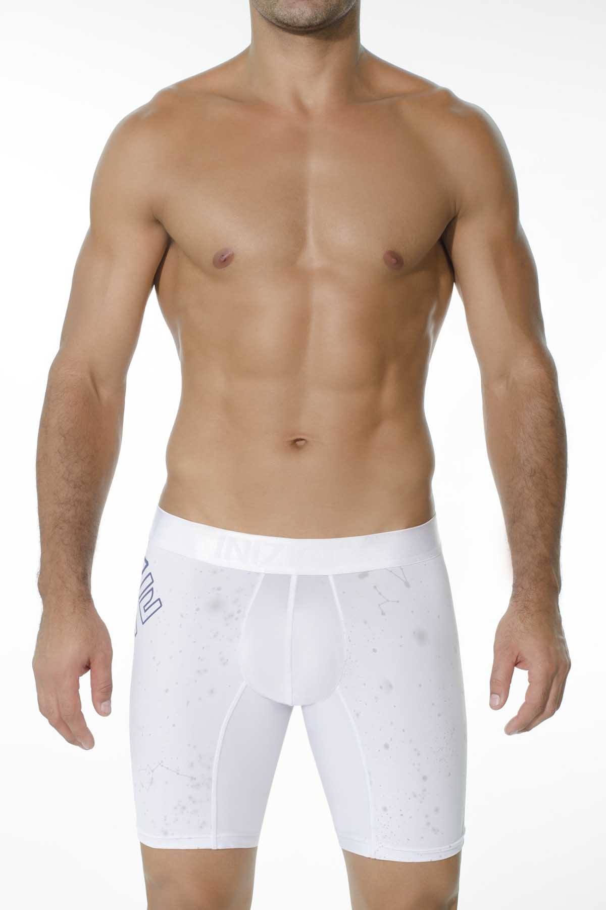 INIZIO White Araka Microfiber Boxer Brief