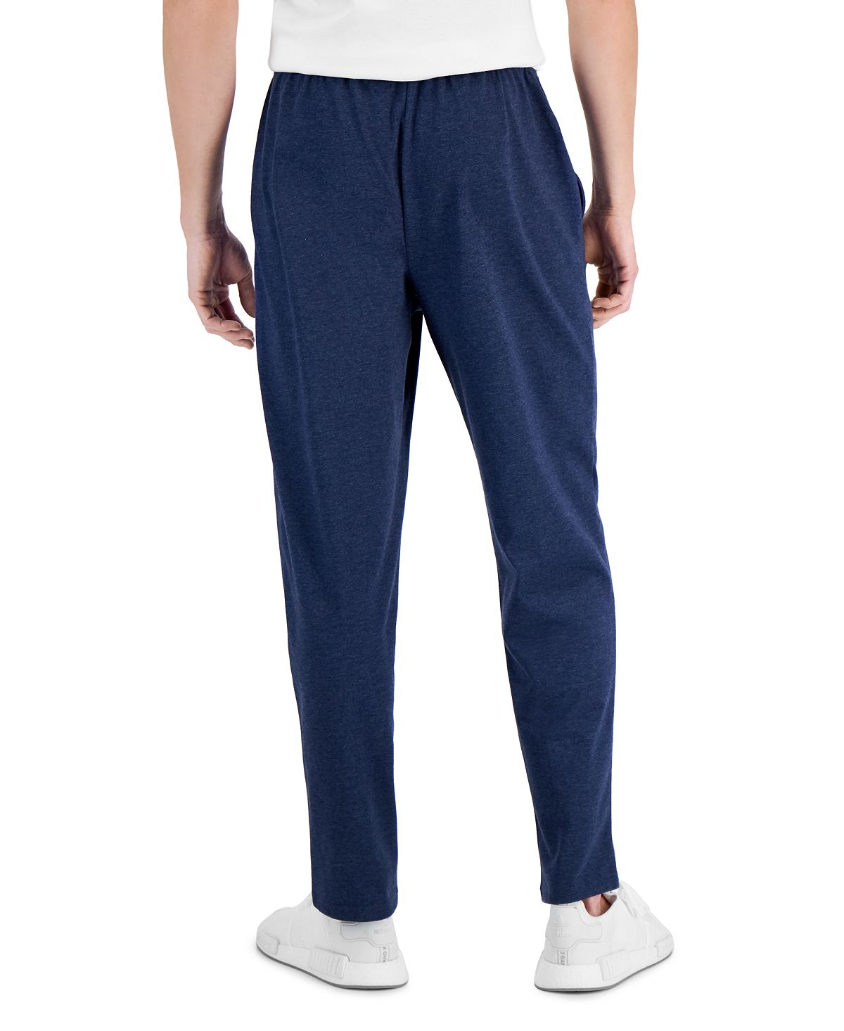 Id Ideology Jersey Open Jogger Pants Indigo Sea Heather