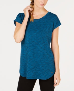 Ideology Essential Space-Dyed Lace-Up Back T-Shirt